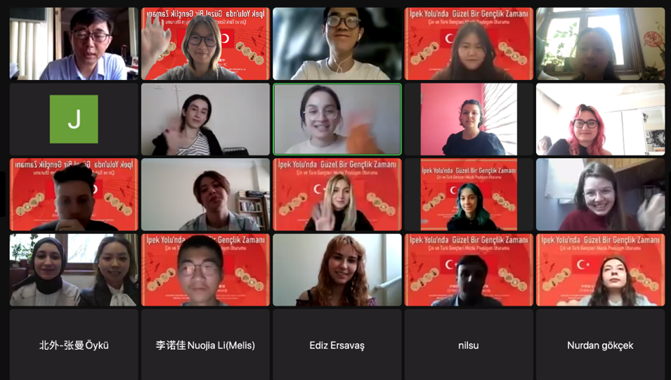 pa电子官方网站土耳其语专业同伊斯坦布尔大学中文系 开展线上交流会活动